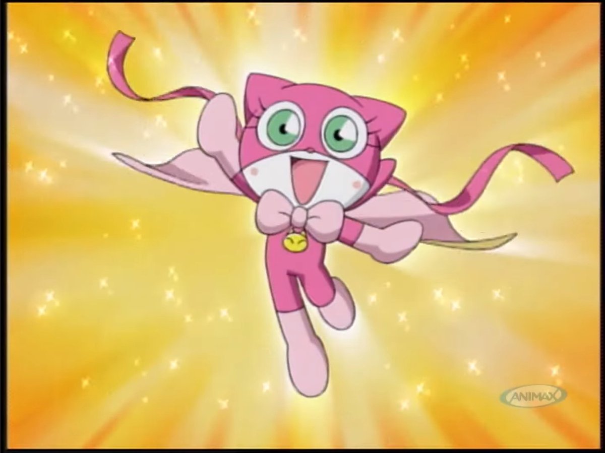 pinkOTD's tweet photo. 🌸Pink character of the day is Miko, also known as Junior Niyander from Mighty Cat Masked Niyander (2000) https://t.co/7ExWL9G6cL