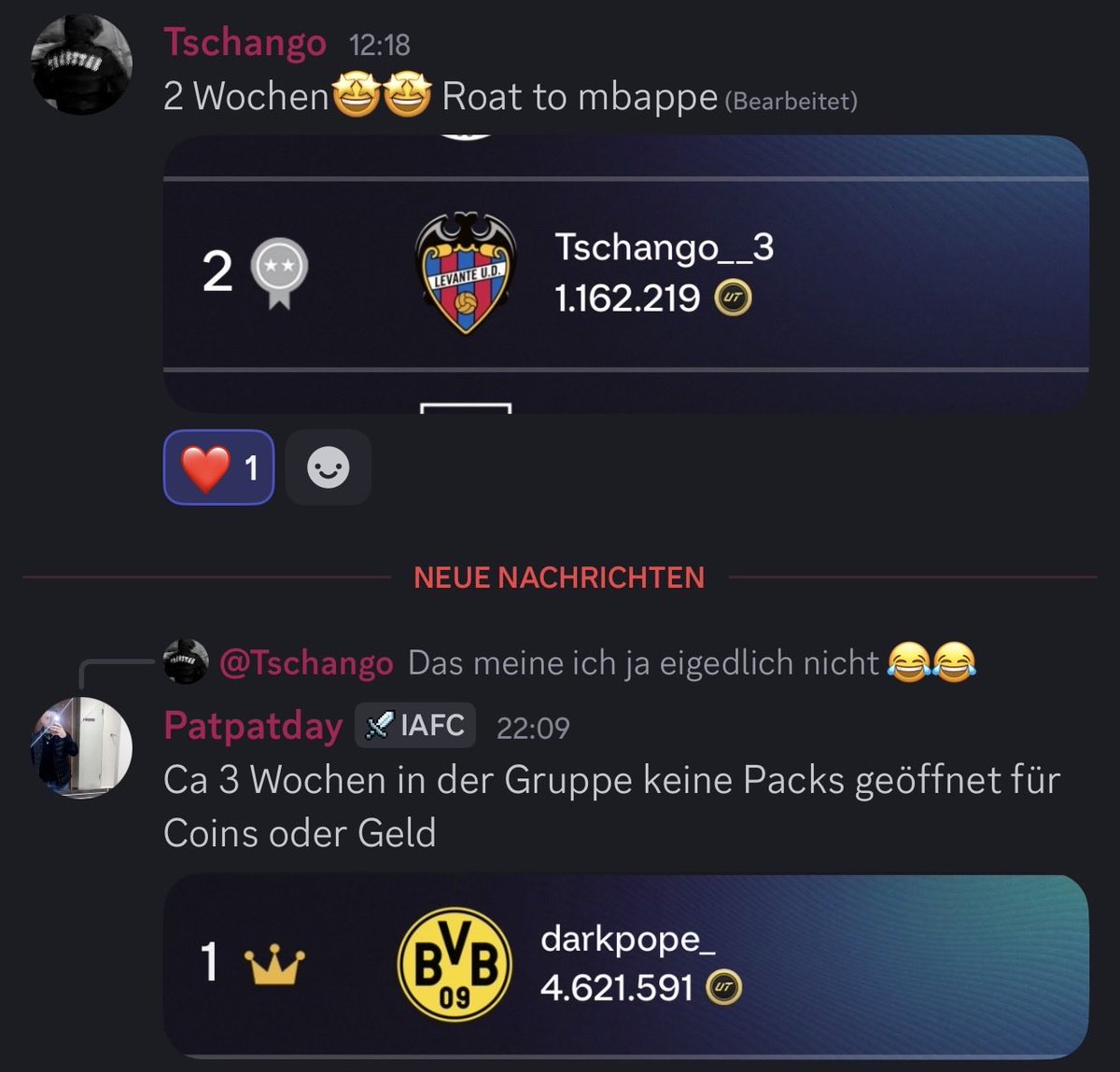 Wir kochen täglich frisch, kommt gerne vorbei! #tradingdiscord #trading #FC26 

patreon.com/ItsAhmetFCTrad…