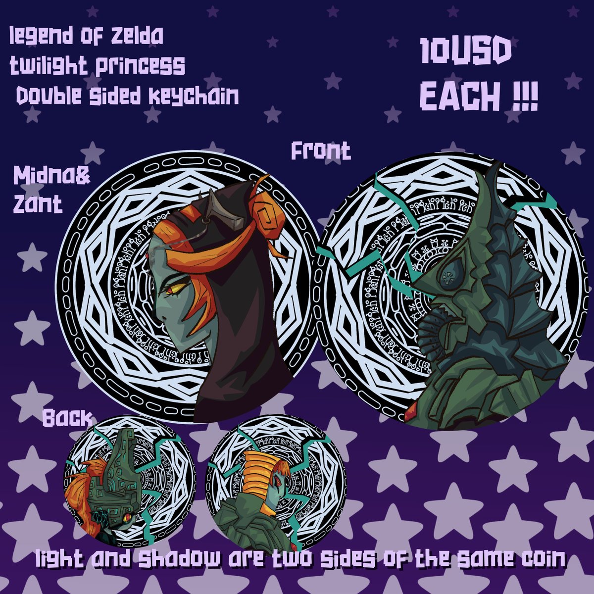 Stat1cDotPNG's tweet photo. - #zeldatwt #loztp #acggoods -
I have made twilight princess Double sided keychains !!
-l1nk below- https://t.co/DiaRQ1fTiZ