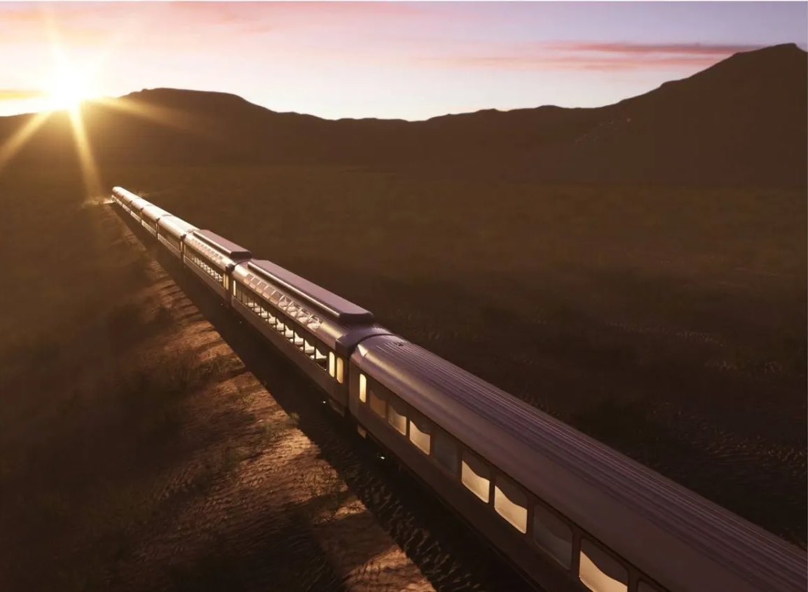 قريبًا مشاريع قطارات كبرى في #السعودية 🚂🇸🇦🤩 : 

- قطار العلا 
- قطار " حلم الصحراء  " أول قطار فاخر من فئة الخمس نجوم في الشرق الأوسط
- قطار يربط السعودية شرقها بغربها 
- قطار يربط بين #السعودية و #قطر
- مشروع الربط السككي بين #الكويت و السعودية
 - قطار فائق السرعة سيربط