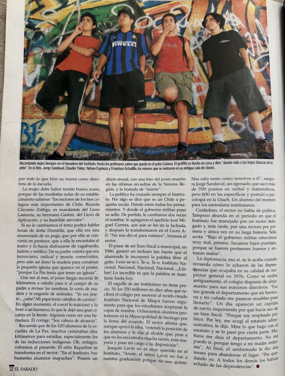 Nunca olvidar lo que nos robaron estos conchesumadres 

(Revista El Sábado, 31/01/2003)