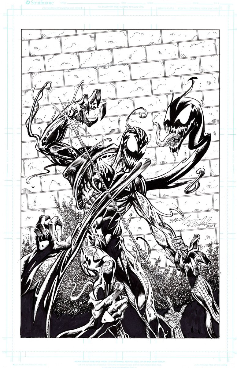 iamluke85's tweet photo. #carnage artwork by #MarkBagley (Penciller) , #RandyEmberlin (Inker) https://t.co/7iNKbUXfIz