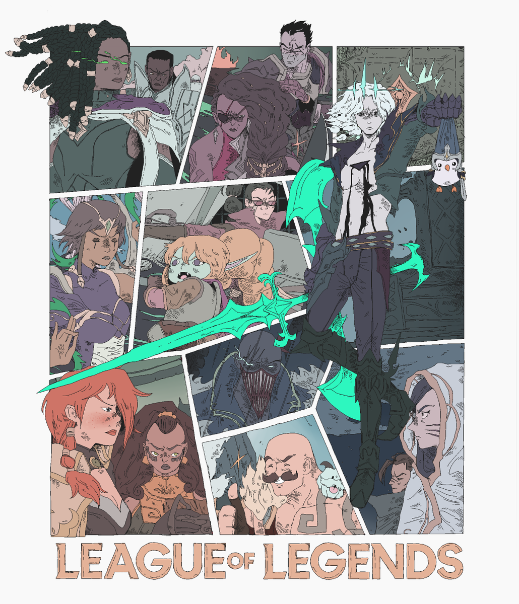 League of legends, season 2021.

(old draw)