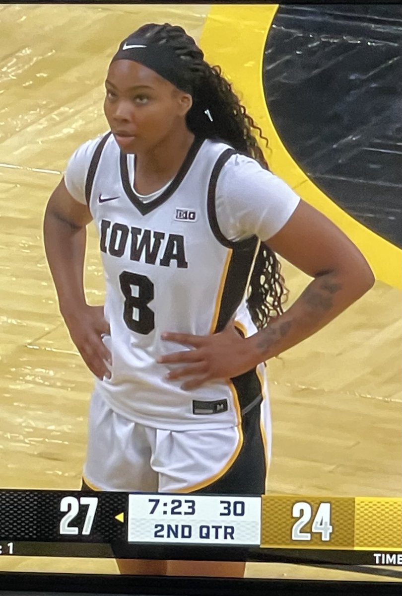 Watching the after the game. ⁦<a href="/Journey_Renae/">Journey Houston</a>⁩ had a game ⁦<a href="/IowaWBB/">Iowa Women's Basketball</a>⁩