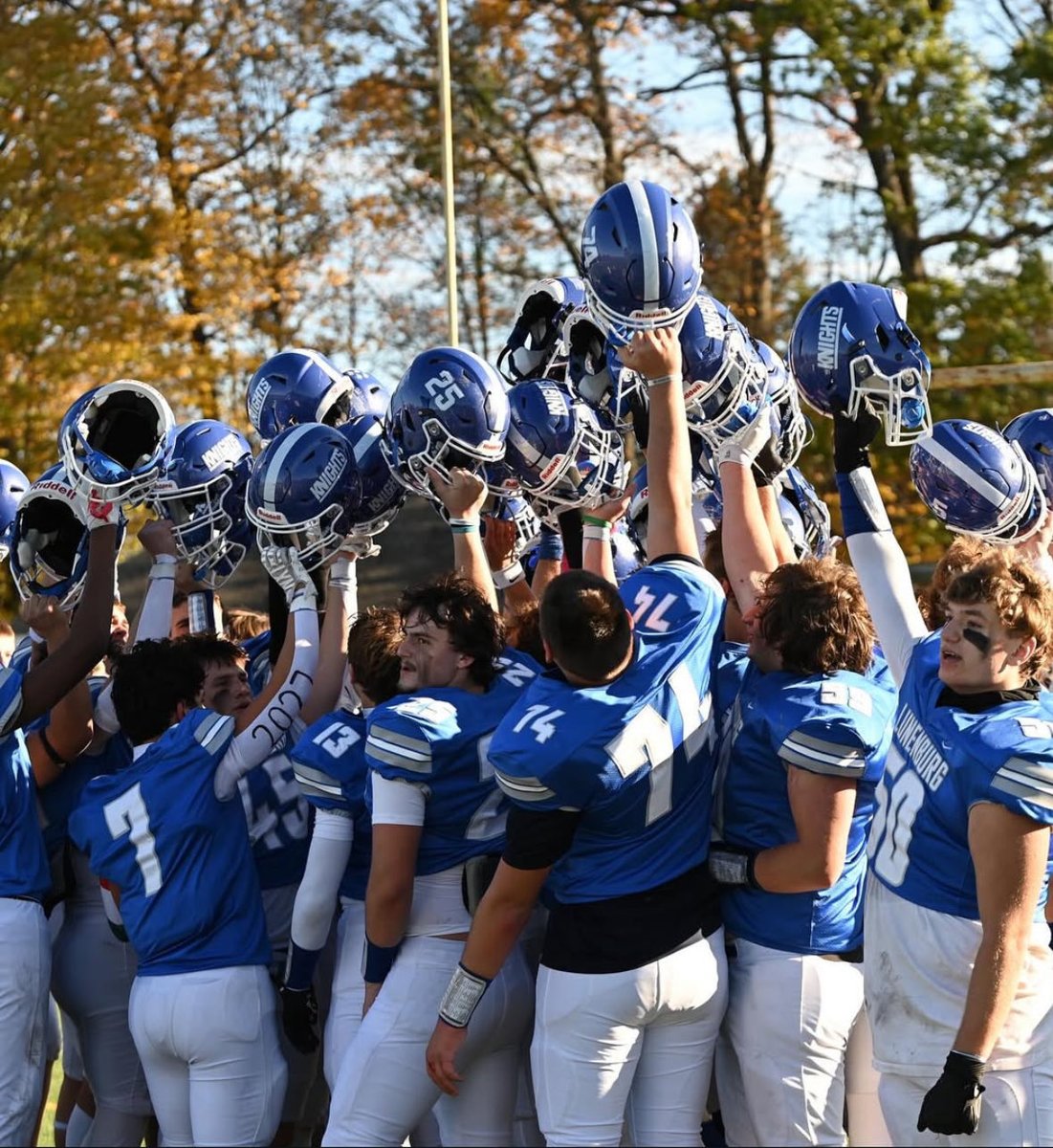 coachcmcdonnell's tweet photo. 2025 was a fantastic year for the Blue Knights! 

8-3 record 🛡️
Undefeated at home 🏠
4 shutouts ❌
Thanksgiving Victory 🦃

We have a great senior class looking to play at the next level! Please reach out if you’d like our prospect sheet or visit our guys!

#SHIELD #RollKnights https://t.co/z2GL0ufjeD