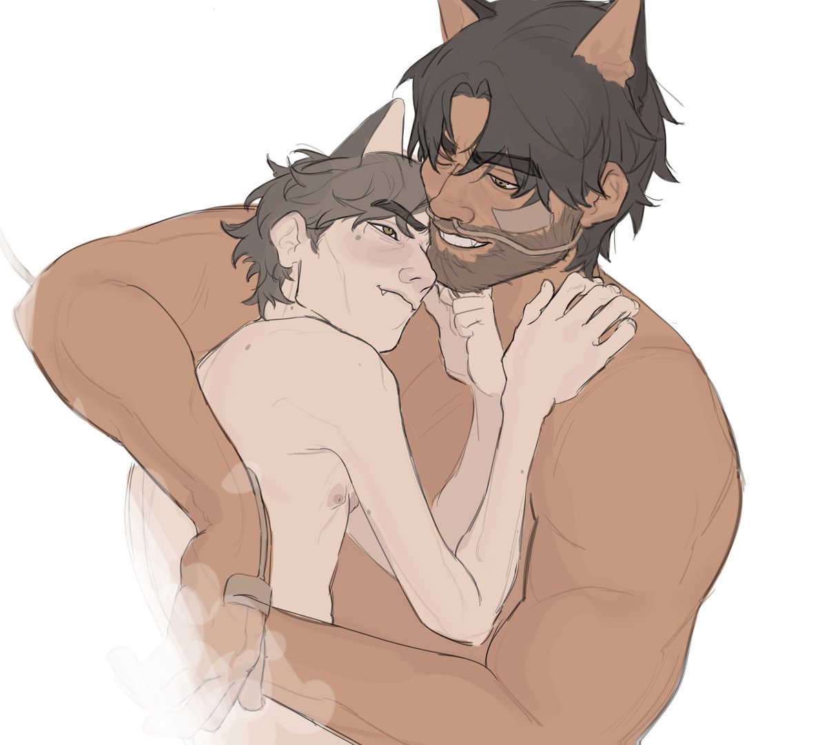 Kitty Vik &amp; WereWolf Jayce 
#jayvik #arcane