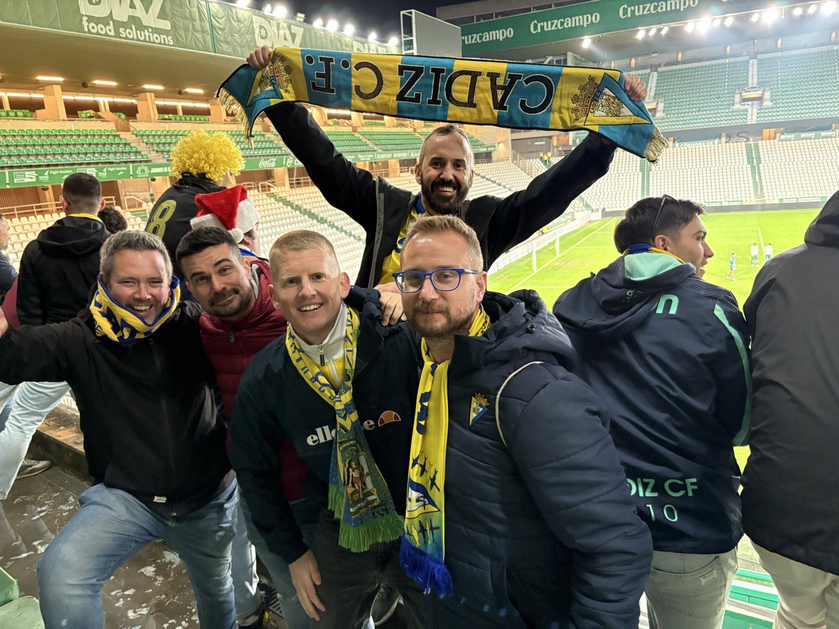 3 points away from home 💛💙 #CórdobaCádiz <a href="/Cadiz_CF/">Cádiz Club de Fútbol</a>