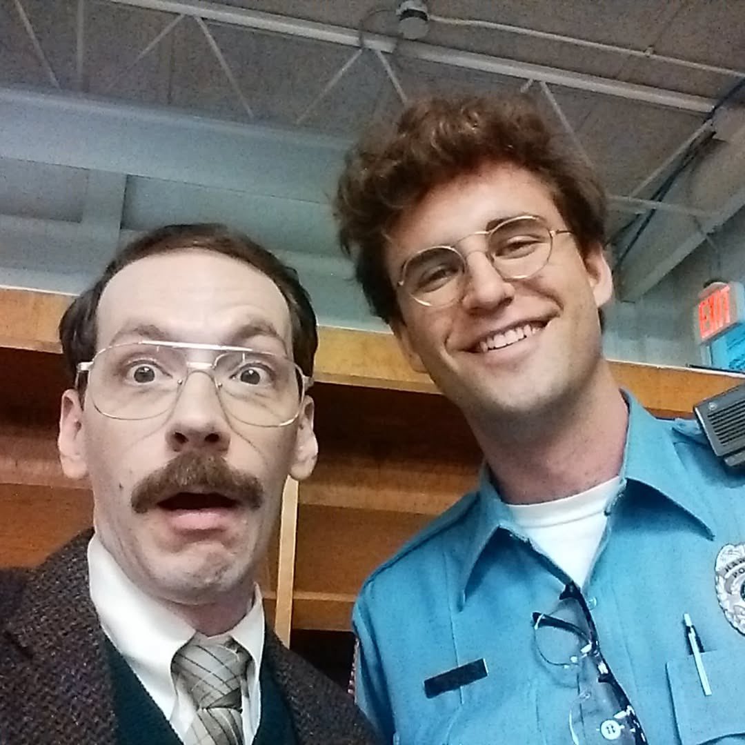 mrclarkescience's tweet photo. Just me and The Huzz! That’s what you kids say right? #LoveIsLove https://t.co/DeZFGkOdbH