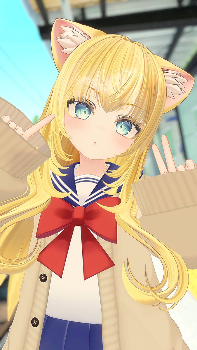 shinobuchan0721's tweet photo. おはよ☀

今年も残り１ヶ月だよ～！
いろいろバタバタする時期だけど
元気いっぱいで今月ものりきってこーね🙌

#VRChat
#マヌカ3D https://t.co/4iYUwWO8zT