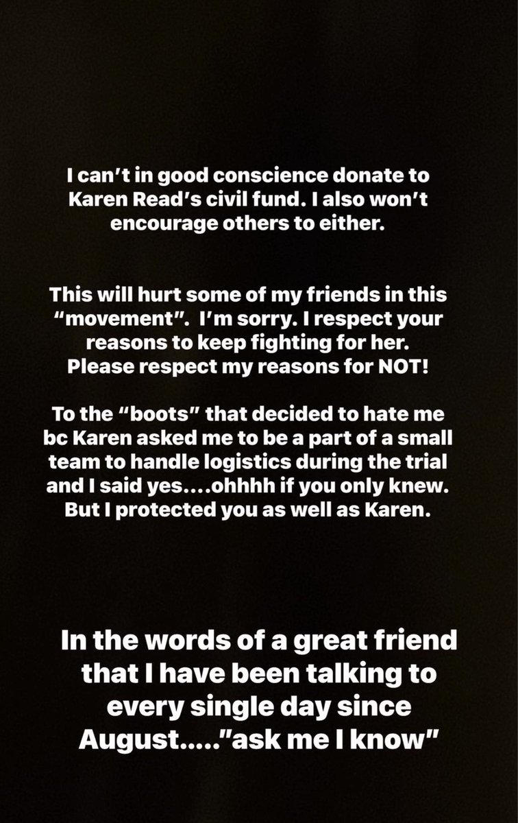 This is from Estey’s facebook profile. Take it for what you will.

Karen apparently likes to keep a narrative going at all costs.