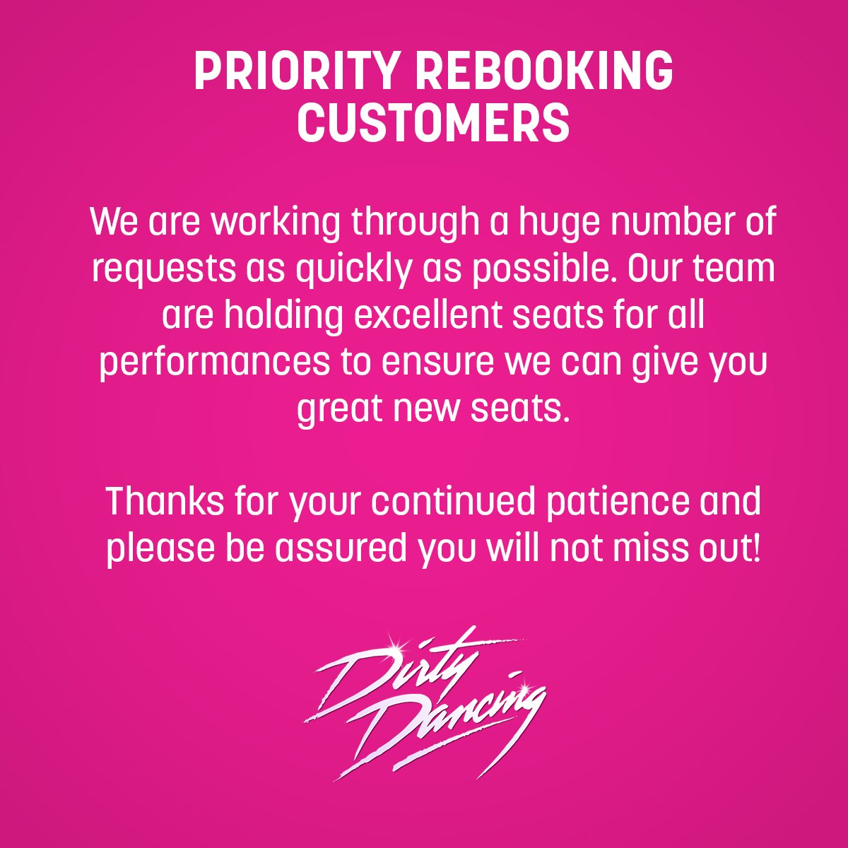 Dirty Dancing on Stage tweet media