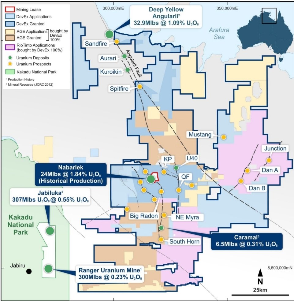 PraiseKek's tweet photo. $DEV 🇦🇺 took over all $RIO & $AGE Northern Territory ARUP tenements this November. It's basically only $DYL left standing... https://t.co/vXPdhl9TdA