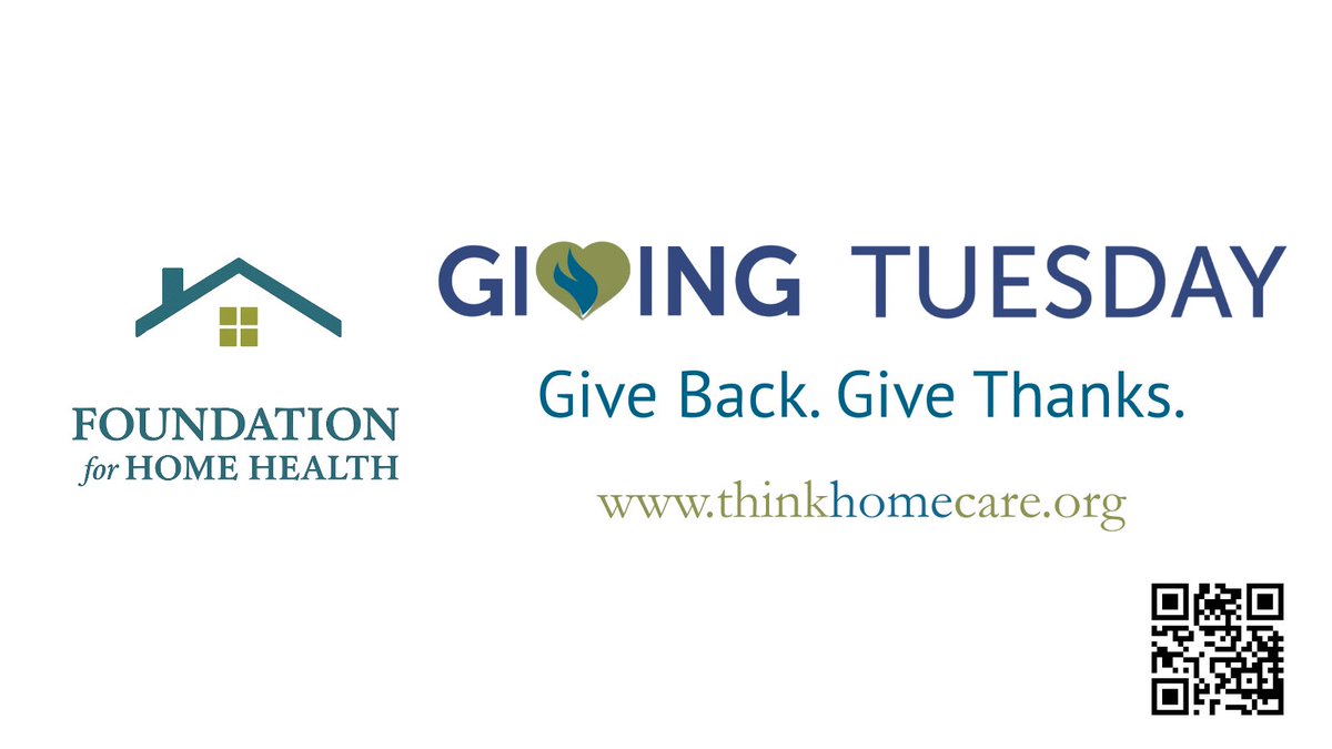 Giving Tuesday is almost here! Help us expand affordable education and professional development for agencies statewide. Make your gift at thinkhomecare.org. #GivingTuesday2025 #StrengthenHomeCare #SupportHospice #FoundationForHomeHealth