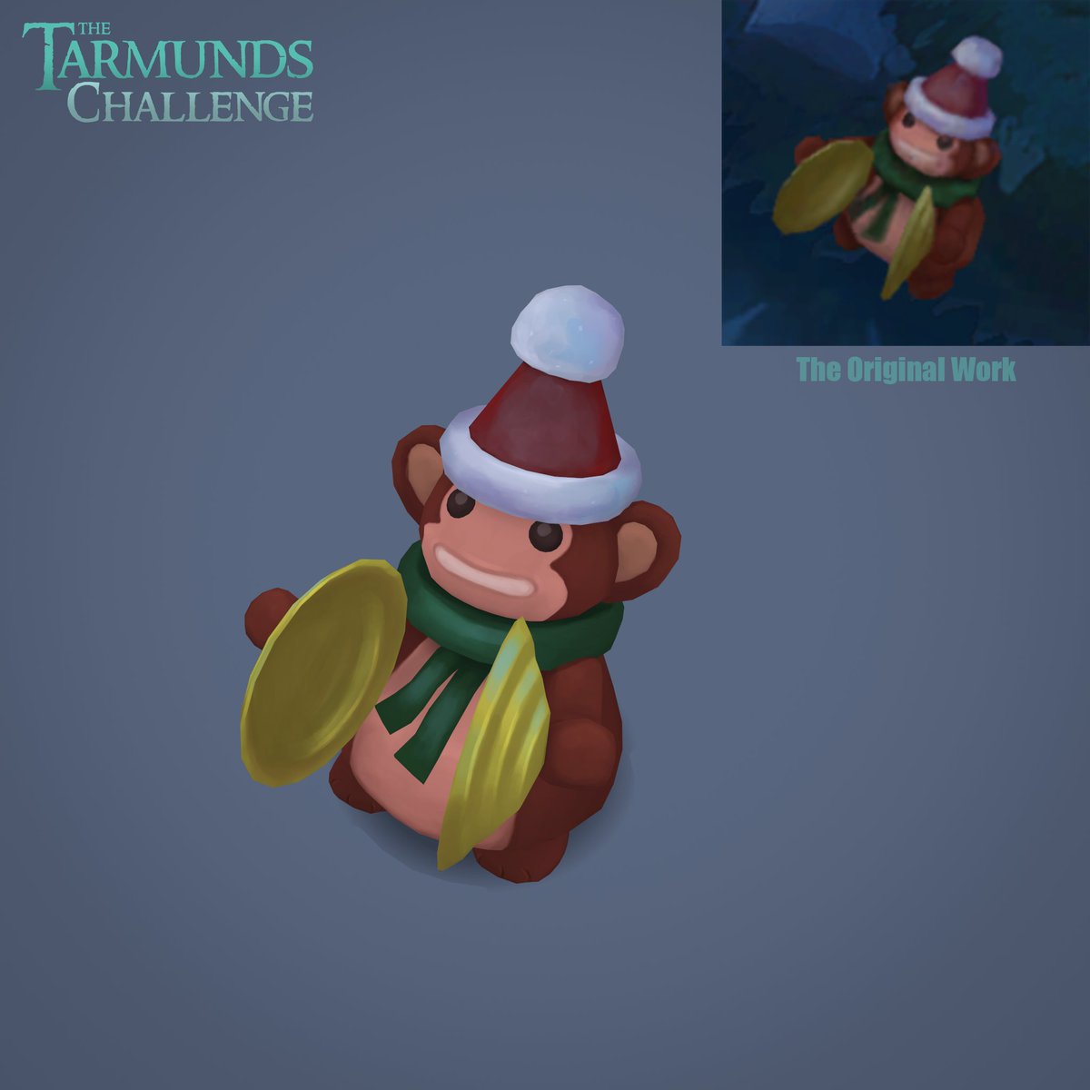 rai3dart's tweet image. Today I joined @tarmunds 1 Day 1 Asset Challenge. I wanted to create a fan art of a Jinx's monkey toy from League of Legends’ Winter Map. After an intense full day of work I wanted to share with u🎄#jinx #LeagueOfLegendsArt #prop