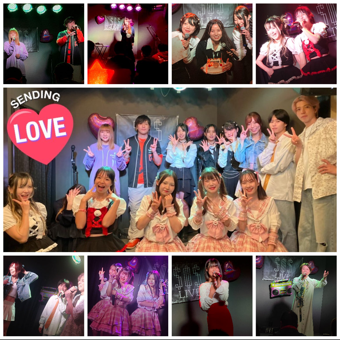 secsheena's tweet photo. 華やかアーティストライブの連続✨️

会場は満員御礼‼️

激アツ熱気ムンムン激アツ❤️‍🔥🔥

11月ファイナル🎉

最高に盛り上がりました❤️

宮崎、大分、山口、関西からも参戦ありがとう🔥

配信も応援ありがとう💖

みんな大好き‼️

次回は12/6、12/7Xmasライブスタート‼️

またスグに愛ましょー🧑‍🎄❤️❤️ https://t.co/YoF4jBoiRZ