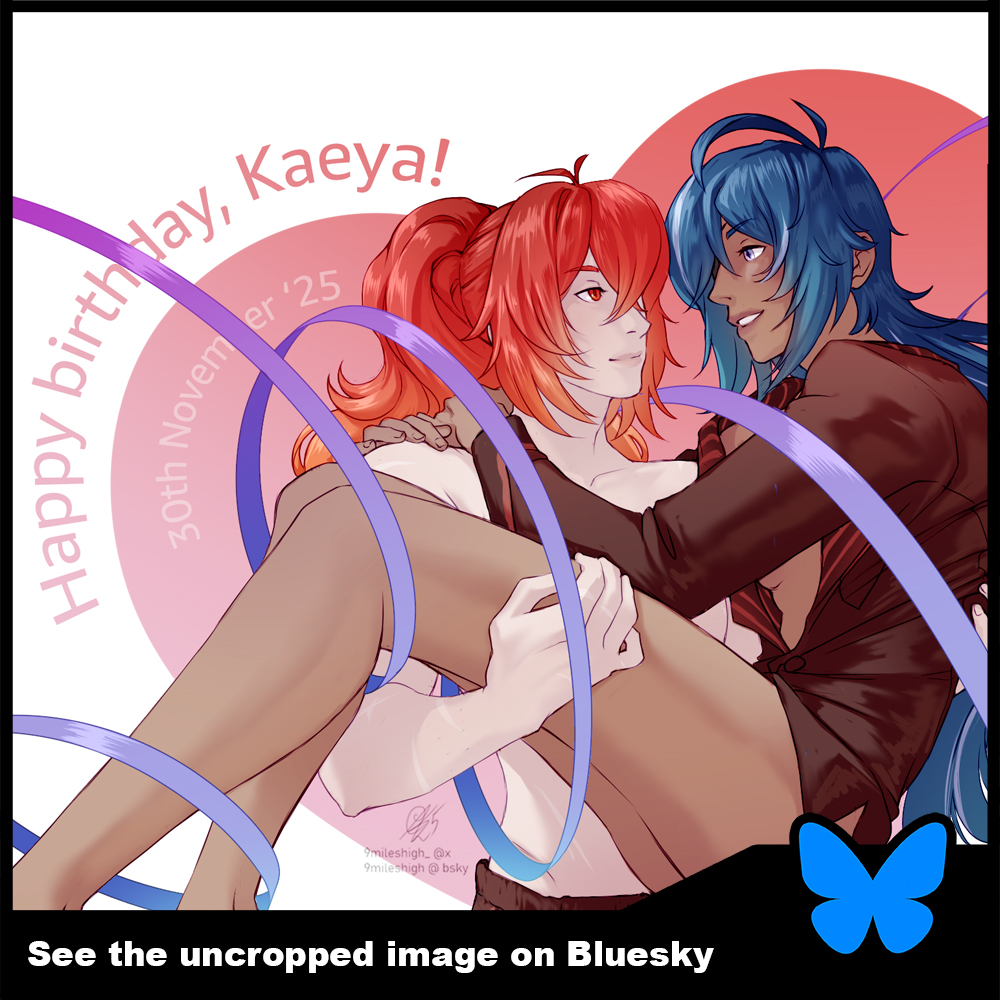 I made it on time! Happy bday, Kaeya! ♥ #luckae