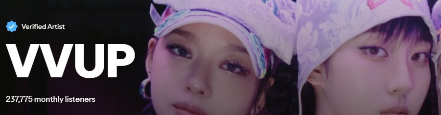 #VVUP reaches a new peak of Monthly Listeners on Spotify 237,775 (+3,879)