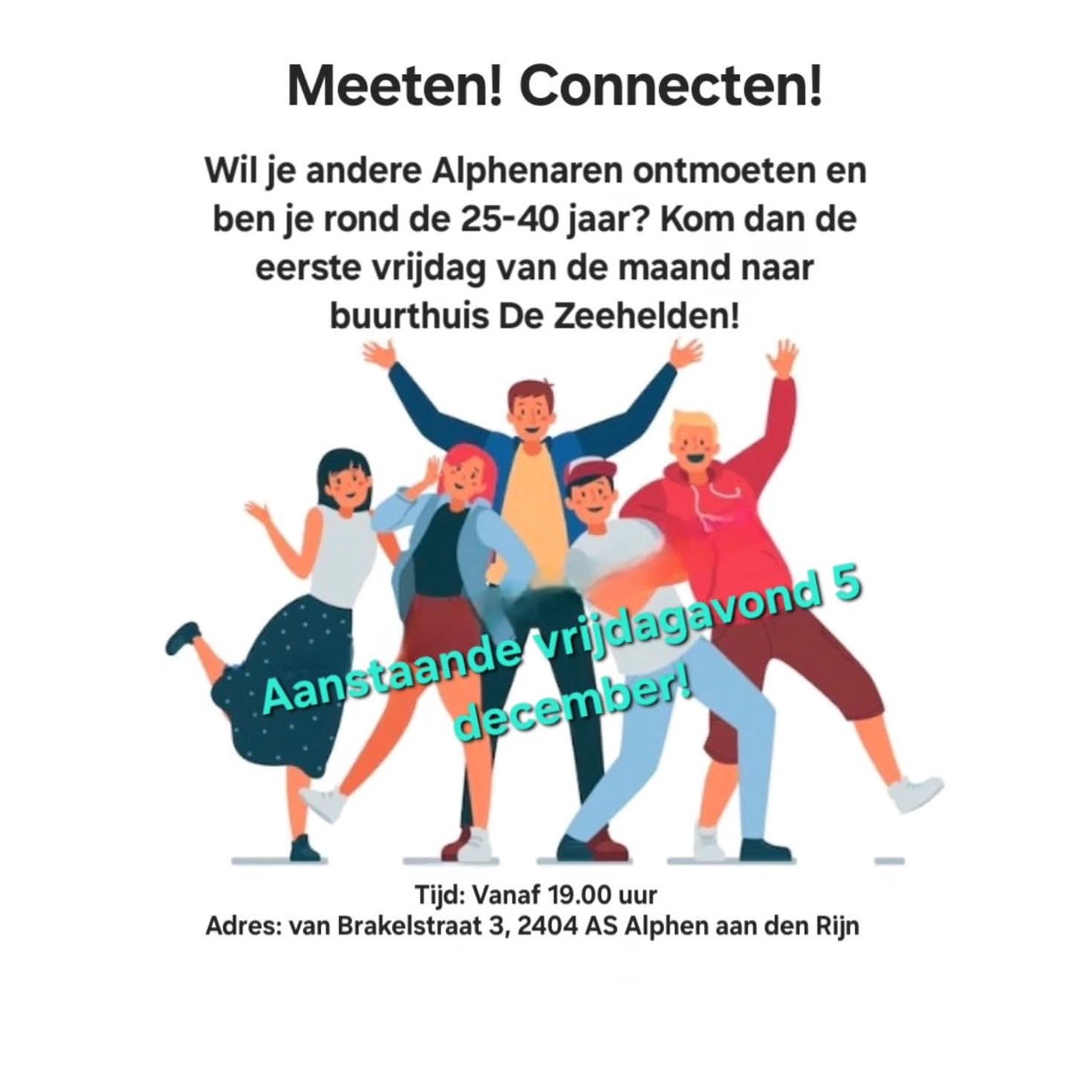 #alleenismaaralleen #meeten #connecten #alphenwest #alphenaandenrijn