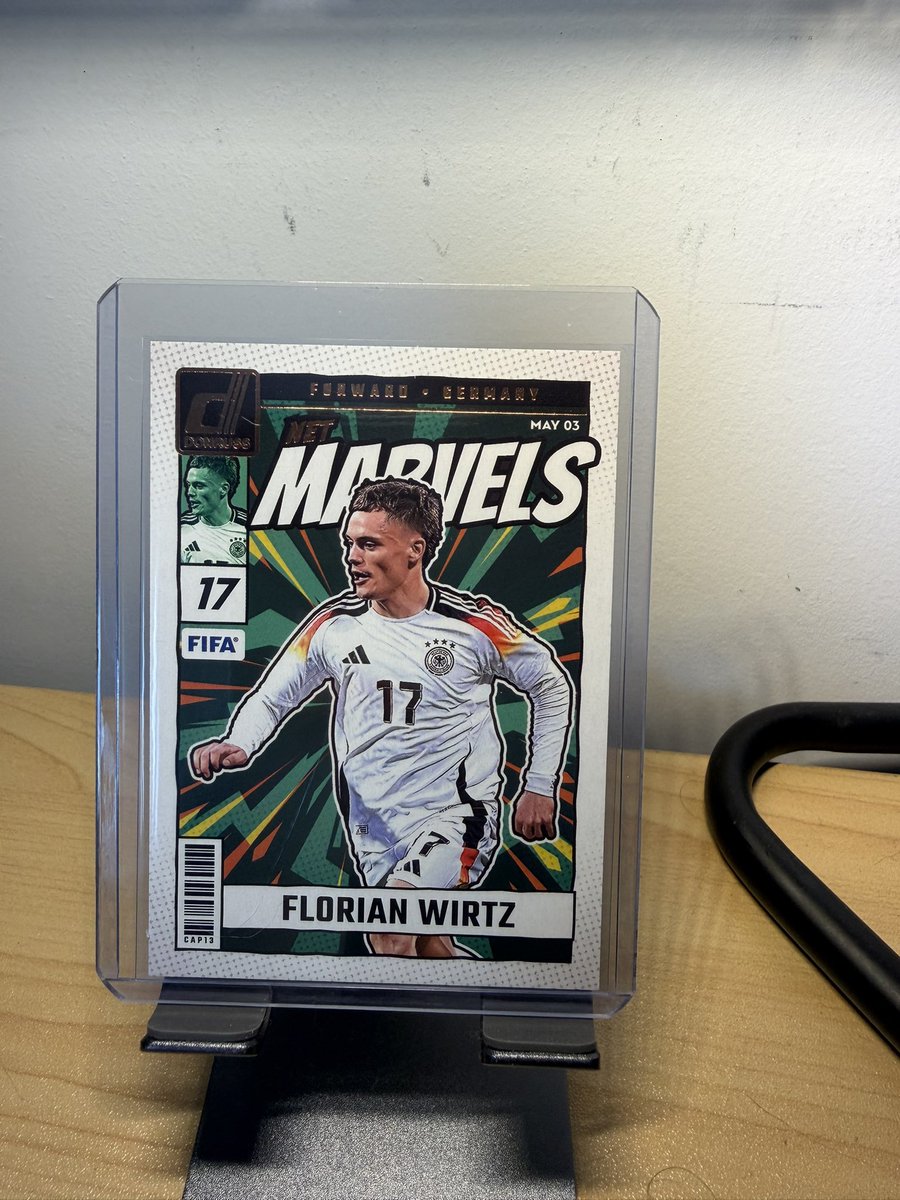 BasedCardGuy's tweet photo. Check out Florian Wirtz 2024-25 Donruss Net Marvels #12 https://t.co/azR9KyfJnl #eBay via @eBay #TBBCrew #TBBReposts #CardsForSale #BasedCardGroup #Fifa #Soccer https://t.co/yhWbbttbxV