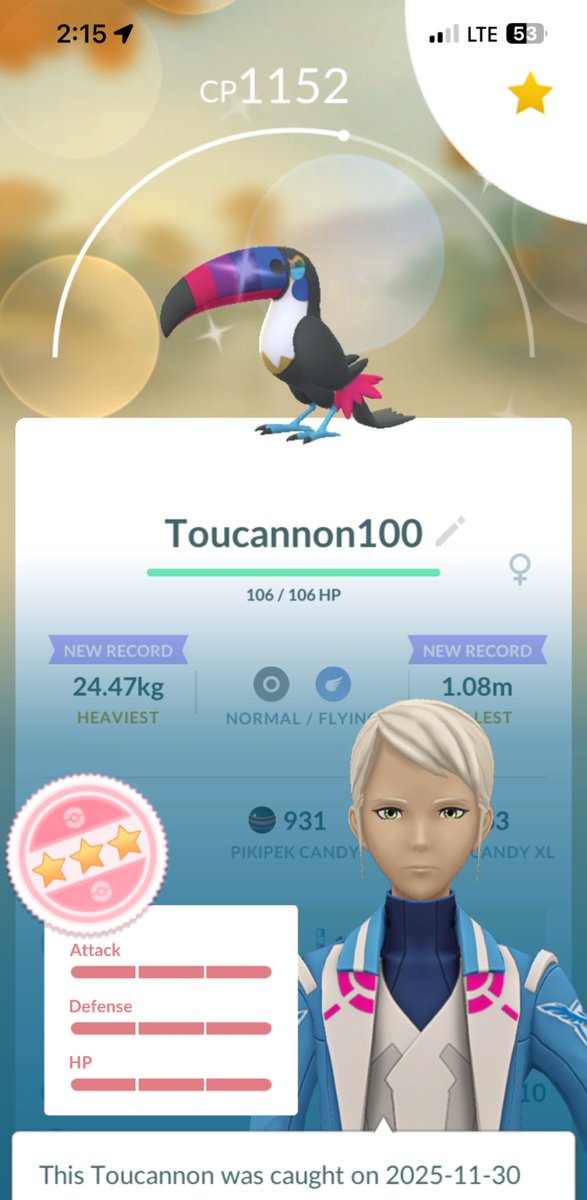 kashatori's tweet image. I just won the community day lol
🤩✨
My first shundo literally ever
I’m shooketh wow!! 🙏🙏🙏😆 omg yassssss
It’s so pretty too 🥹
#PokemonGO #ShinyPokemon