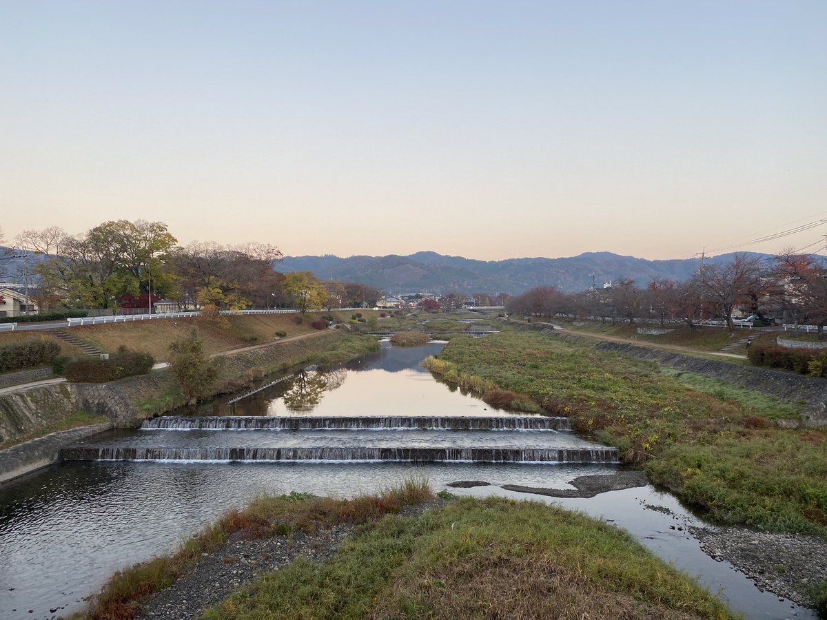 kamokamokai's tweet image. 今日の賀茂川。
2025年12月1日
#Kyoto #kyokamo #鴨川 #京都
