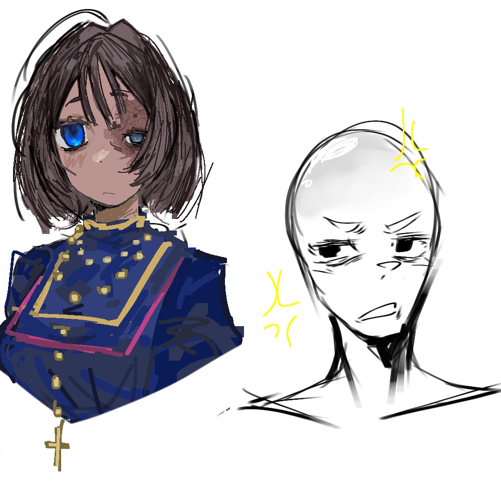 Los calvos no deberían existir. 
#Muertealoshombrescalvos
#dibujodigital