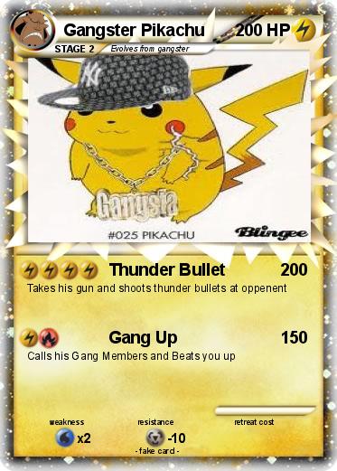 Bang 
Bang
Clack
Clack

Pikachu is tired of this shit neega