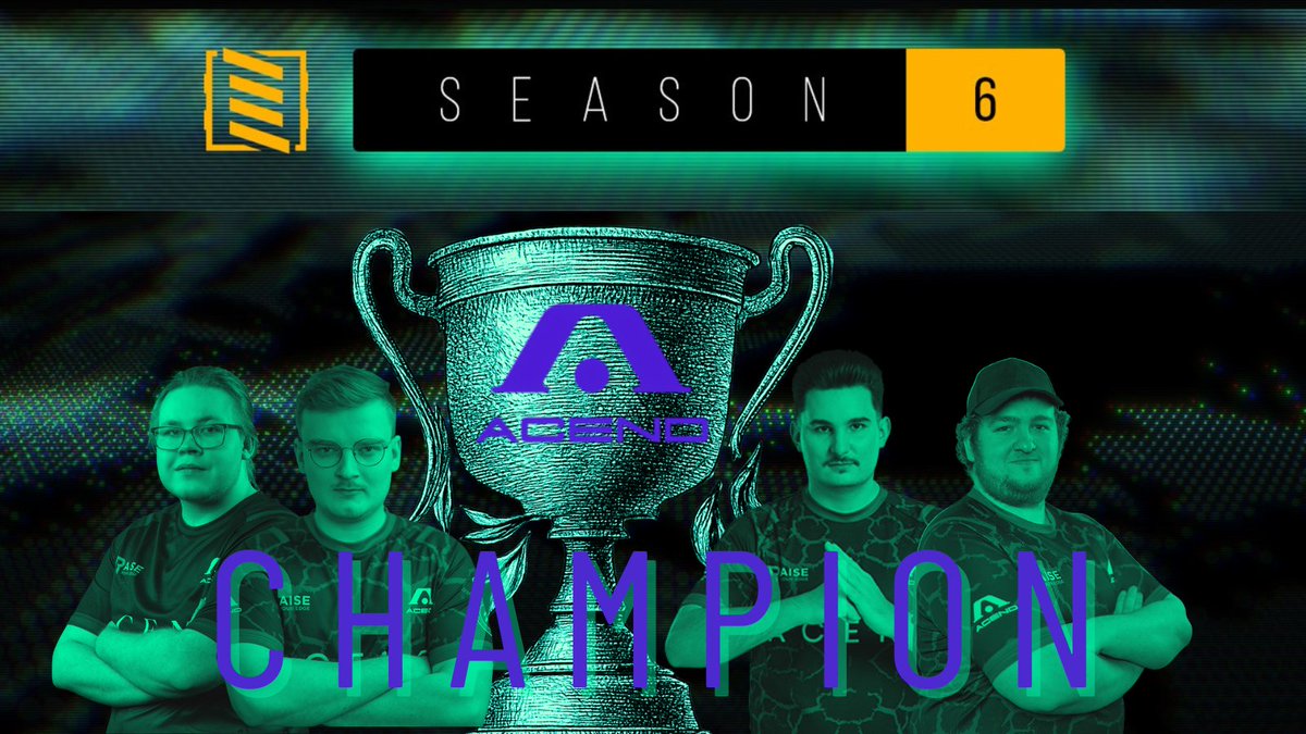 Wir haben einen neuen alten Champion. <a href="/AcendClub/">ACEND CLUB</a> waren in Season 6 unüberwindbar und holen sich mit 27 Punkten im letzten Game den Titel. 🏆

Unsere PUBG Meister der D/A/CH Region sind:

<a href="/ItzzChrizZ97/">ACE_ItzzChrizZ</a> 
<a href="/KILYAKAii/">KILYAKAi</a> 
<a href="/ACE_braex/">René</a> 
Annico
<a href="/bencb789/">bencb</a>