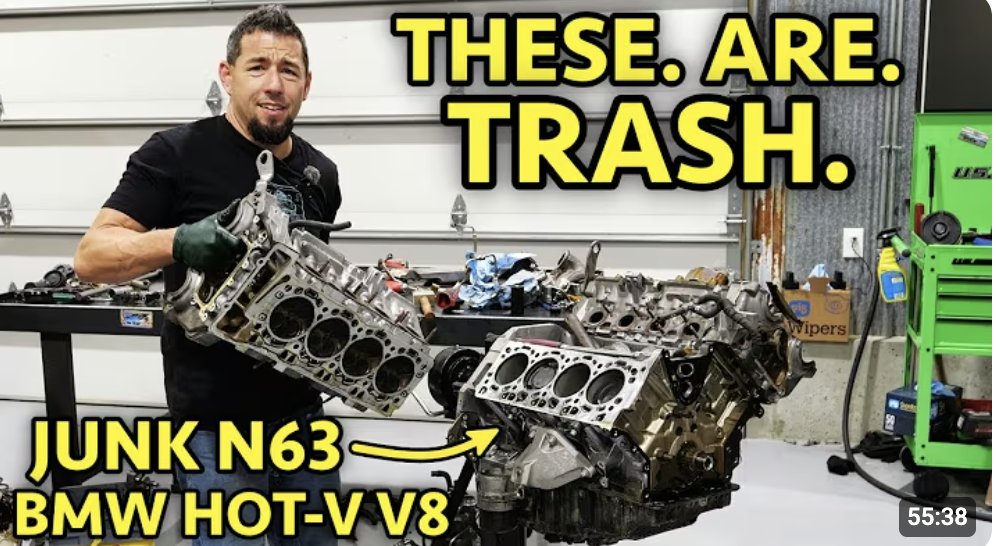 vladJavaScript's tweet image. Про надійність 🔧
Двигуни 4.4 V8 серії N63 є дуже складними і сильно теплонавантаженими. Часто не доживають і до 100 тисяч км через проблеми з ланцюгом,турбінами(їх там дві) і  витіканням масла. В той же час 3.0 рядний B58 вважається одним з найнадійніших моторів БМВ зараз. По…