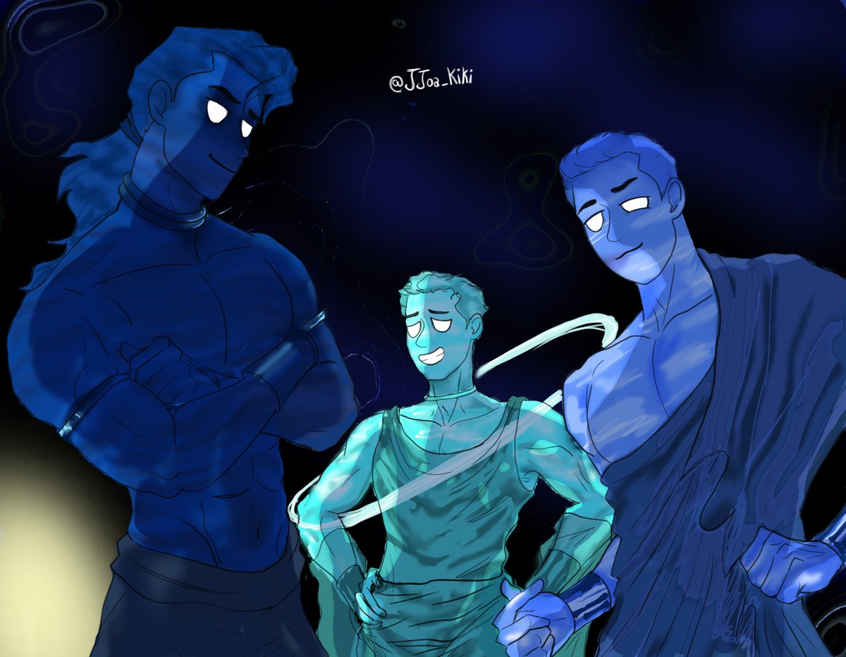 Los Gigantes gaseosos y los gigantes de hielo ✨✨ humanizados a mi estilo ^^ #solarballs #fanart