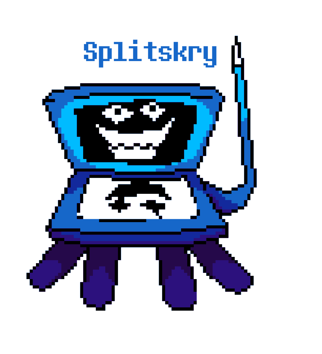 fayevale_'s tweet photo. Splitskry!

His battle gimmick is that the hitboxes for his attacks are shifted over because his calibration is fucked up https://t.co/YVsBKnpBOB