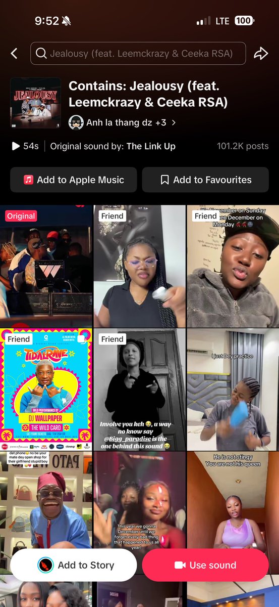 Myself and <a href="/djwallpapergh/">DJ WALLPAPER ( THE VIBE ) ( KREW )</a> created this sound and we have 100k videos on it rn. Klaazzzyyyyy!!!