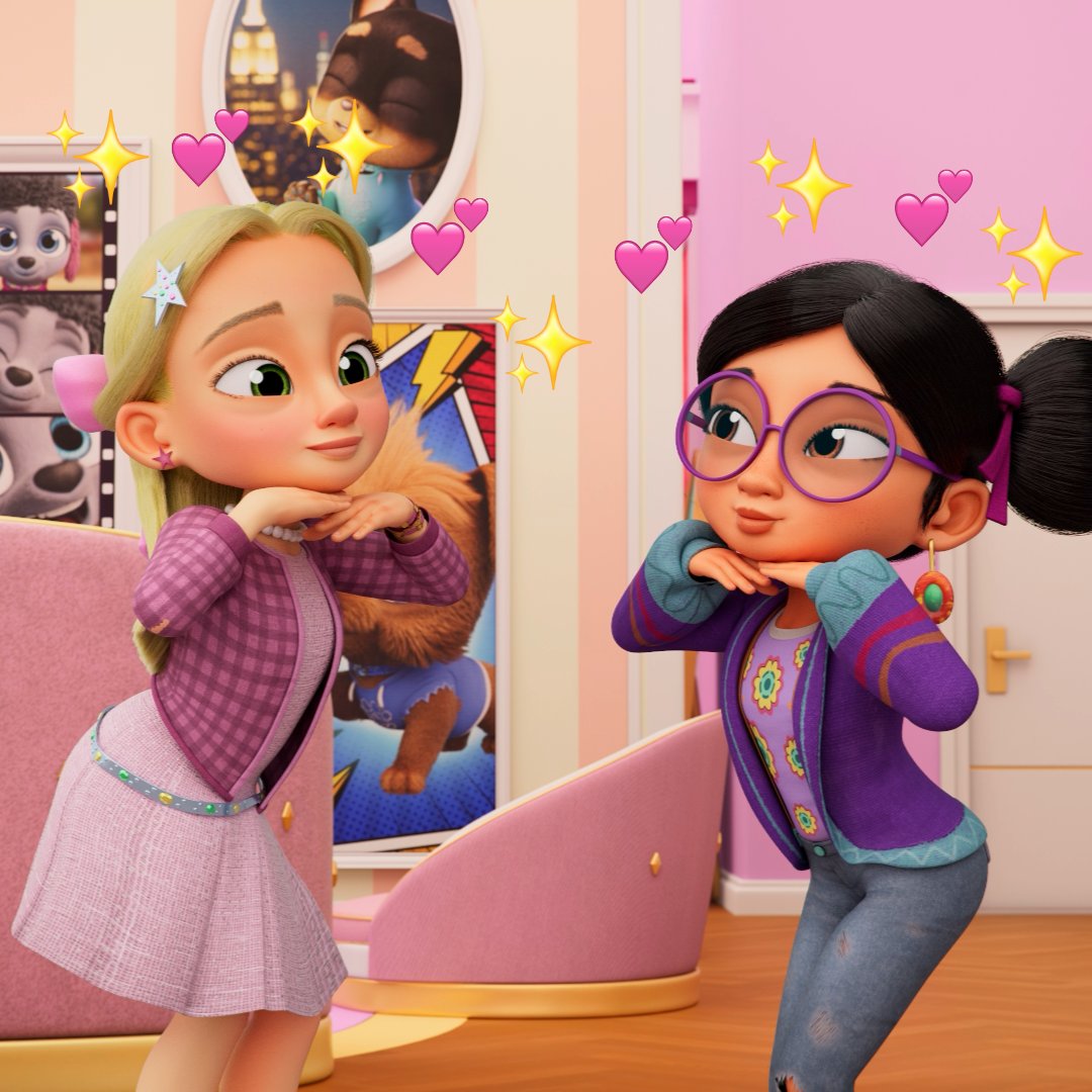 Two girly pops meeting up to maximize their joint slay ✌️✨