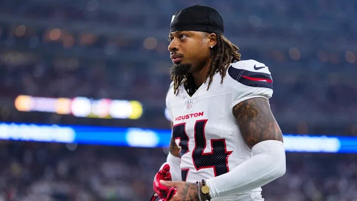 TexansJacob's tweet image. Derek Stingley Jr. did not allow a reception today on his 28 coverage snaps.

This is Stingley’s fifth game this season allowing less than 10 yards in coverage.

(NFL Pro)