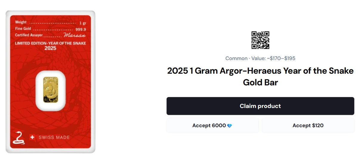 Just hit a Gram of Gold on <a href="/dyli_io/">DYLI</a> on my first try with a $30 dabble!

Pretty sweet they do buy backs too 

Finally broke into the top 100 on the leaderboard as well