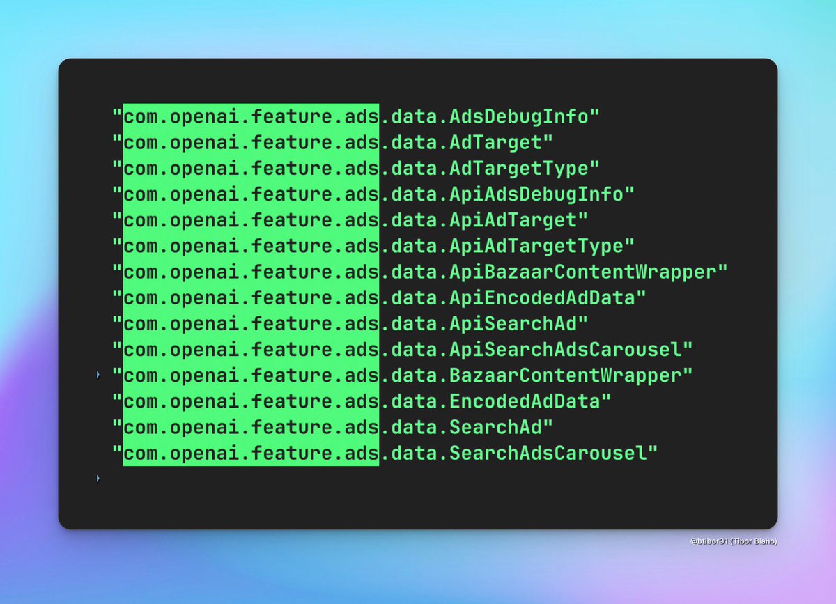 Android ads code screenshot