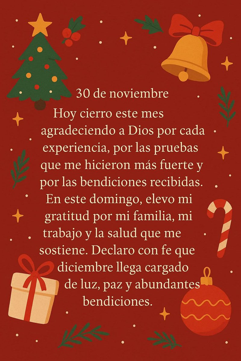 MensajesLuz's tweet image. Último Día de Noviembre...