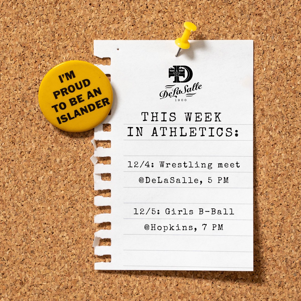 DLSislanders's tweet image. Winter sports are underway on the island! 

Here's a look at this week's athletic events: