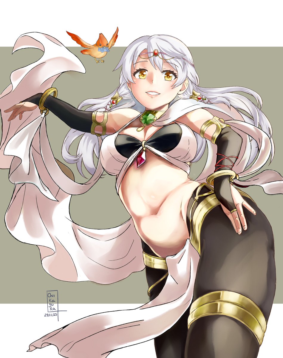 Plegian dancer Micaiah comm for <a href="/Orcawsom/">Orcawsom</a>! Thank you so much! 💚✨

#FireEmblem