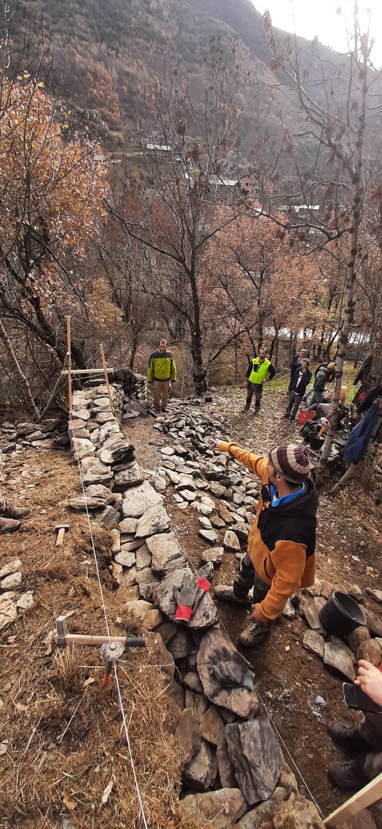 pnaltpirineu's tweet image. 🪨 Avui hem finalitzat el curs de #pedraseca al camí del Botanal d’Alins amb un mur de doble cara espectacular.
Fet conjuntament amb els Margers de Catalunya, @MuseudeCamins i amb la col•laboració de l’Ajuntament d’Alins.

👏 Felicitats a tots els participants!
#PNAltPirineu