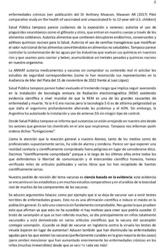 ARG_not4SALE's tweet photo. Carta abierta de profesionales a los que juzgan y opinan sin saber, a los que difaman y se niegan a un DEBATE. 
Derogación de la ley 27491 ya!!!!  @JMilei @KarinaMileiOk @MinSalud_Ar https://t.co/FKwoF3jkDv