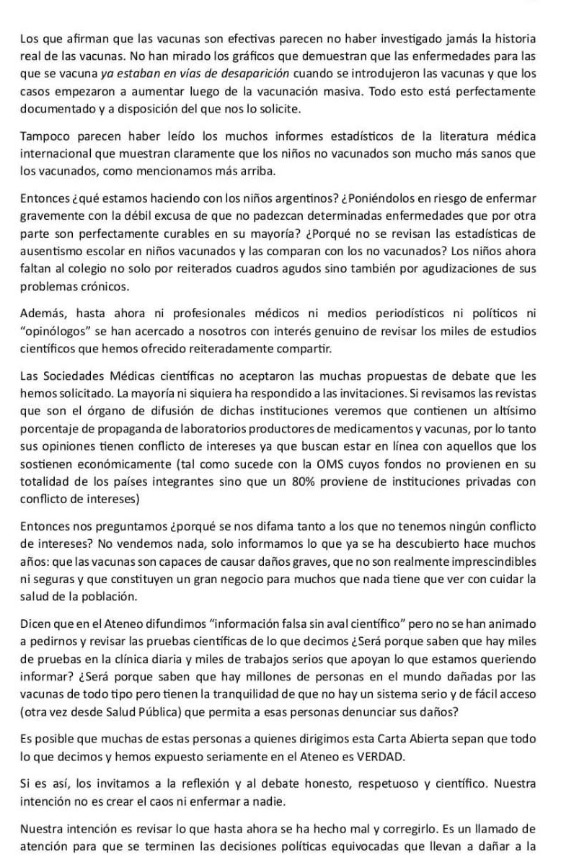 ARG_not4SALE's tweet photo. Carta abierta de profesionales a los que juzgan y opinan sin saber, a los que difaman y se niegan a un DEBATE. 
Derogación de la ley 27491 ya!!!!  @JMilei @KarinaMileiOk @MinSalud_Ar https://t.co/FKwoF3jkDv