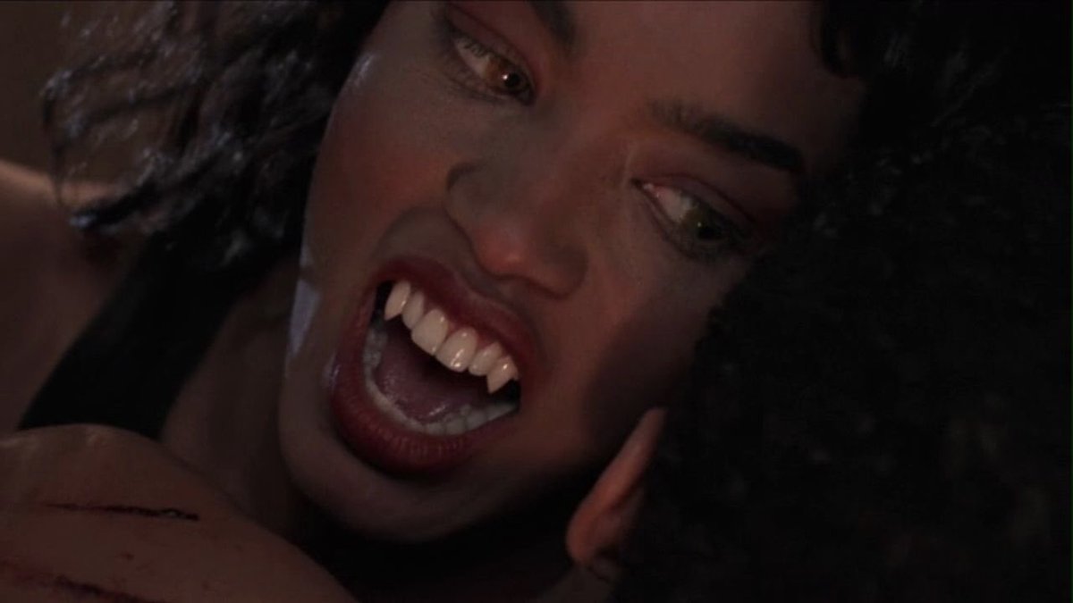 thejpgvibe's tweet image. angela bassett. 
‘vampire in brooklyn’ | dir. wes craven (1995)