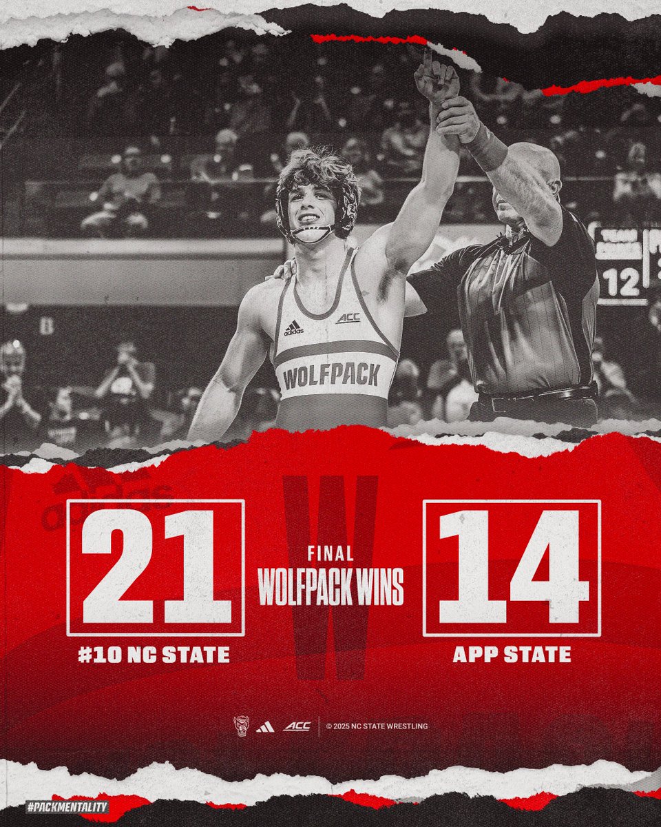 Wolfpack road dubbbb 🐺
#PackMentality