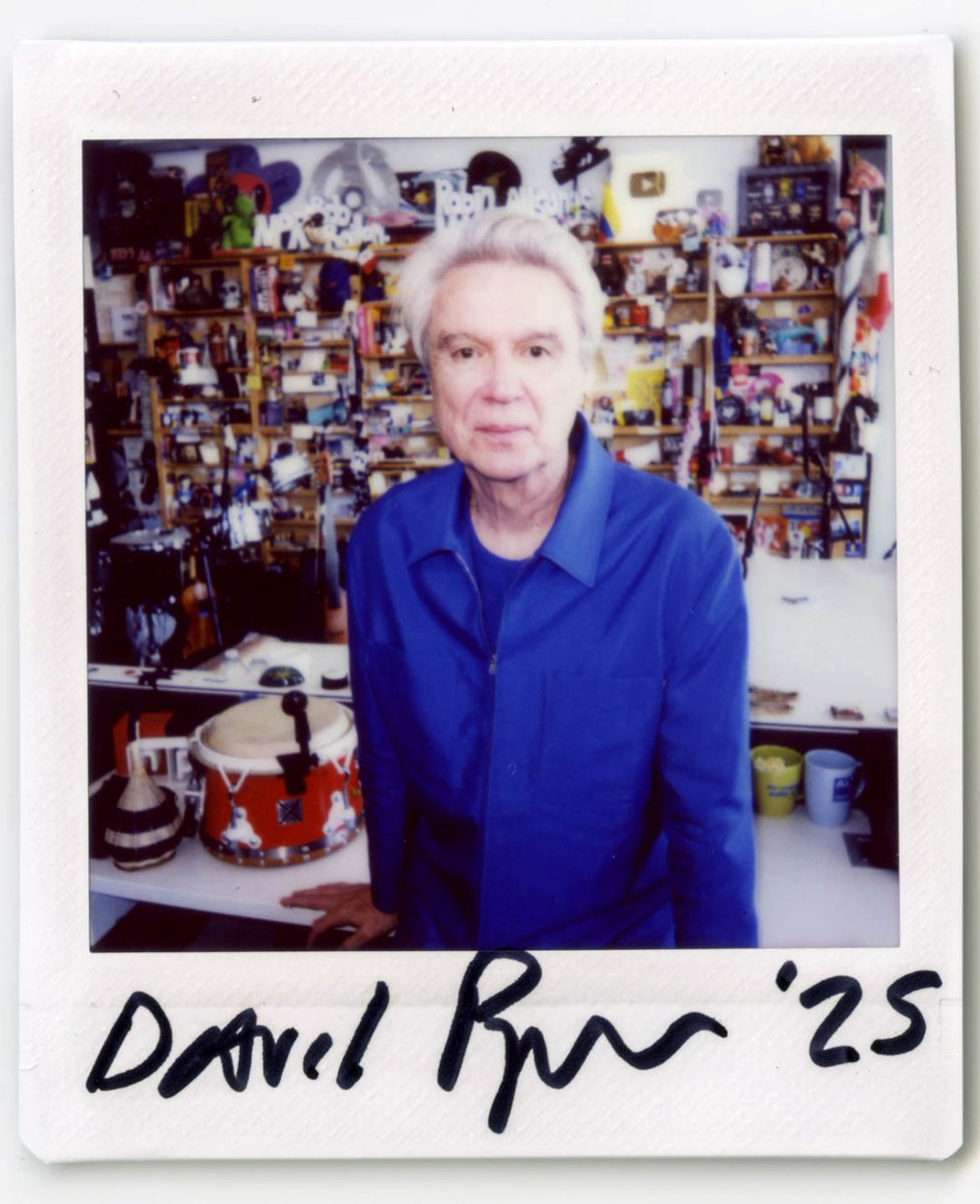 DAVID BYRNE TINY DESK TOMORROW