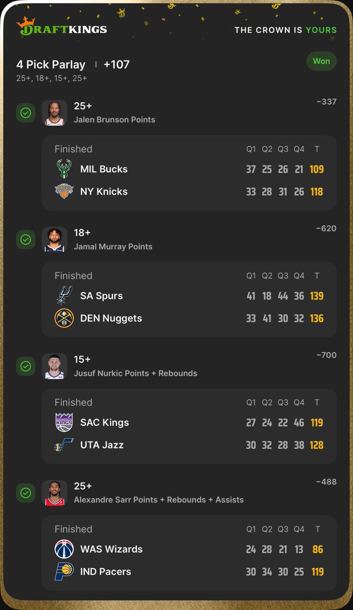 trinityanalytic's tweet image. Back-to-back days of “builder” hits from weekend NBA “Big Boards”!!

✅ Friday alt play
✅ Saturday alt play

Let’s run it back to finish the week strong — tonight’s play is in the discord for members!!