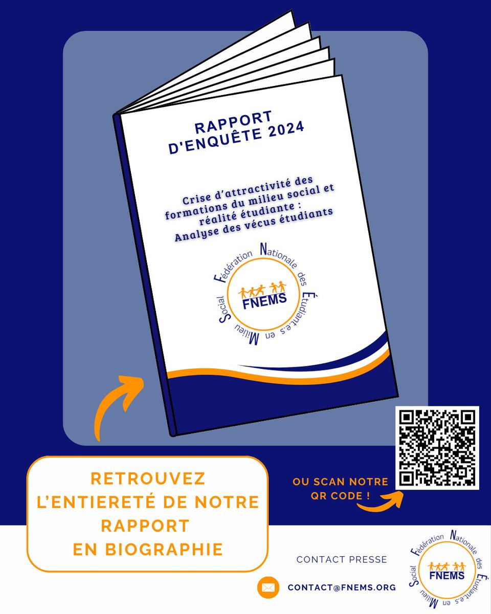 🚨 [RAPPORT D'ENQUÊTE 2024]
La FNEMS présente des résultats CHOC ! 🚨
