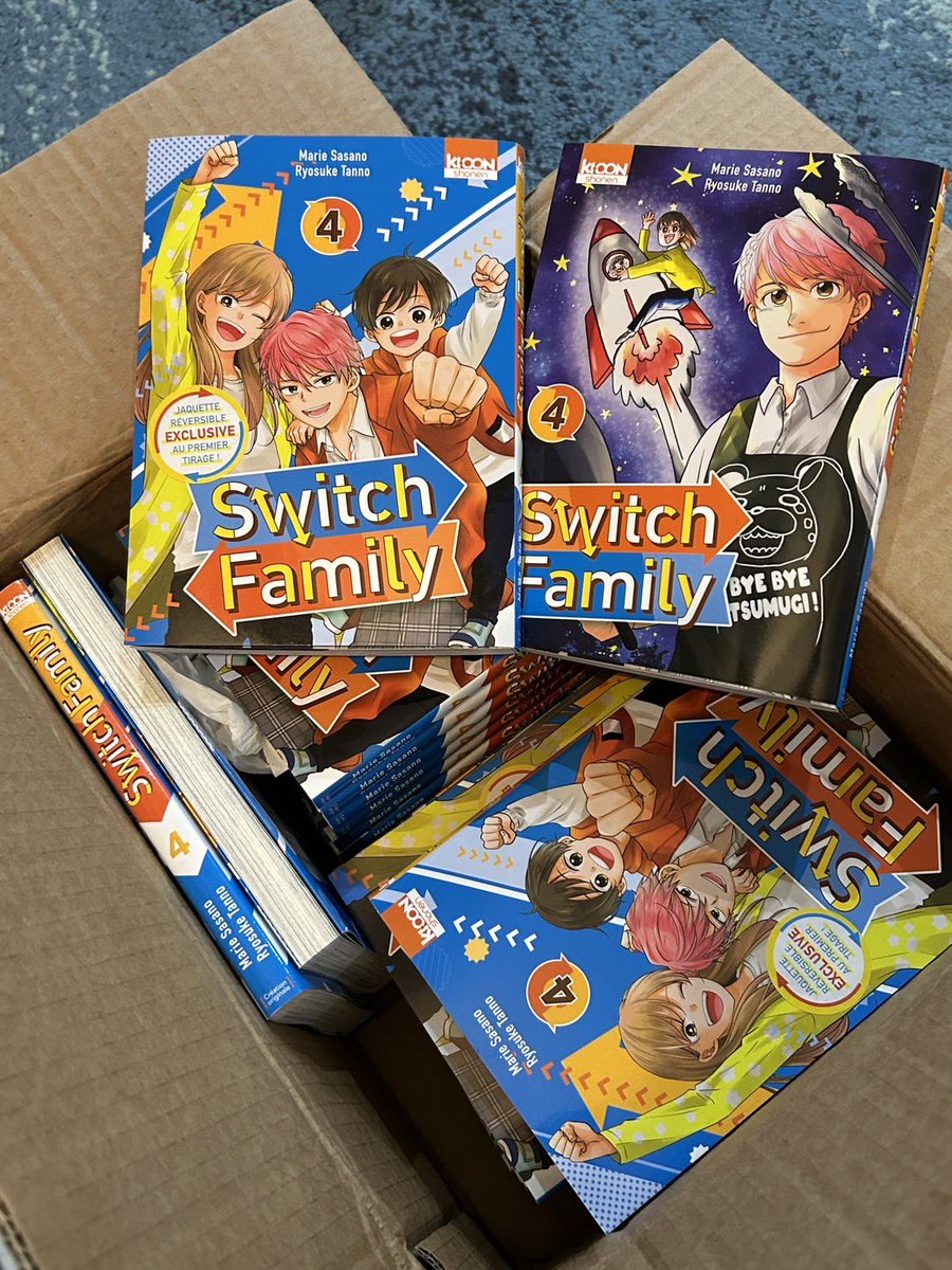 TANTANTAN_ART's tweet photo. 4巻が私たちにも届きました！
今回も可愛い表紙になってます！

#SwitchFamily #TANTANTAN https://t.co/dbKhlAZbgQ