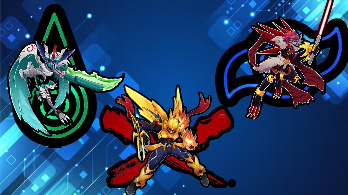 Bueno aquí los siguientes digimons que han aparecido en la partida de DNDigimon 

Runewolfsenmon  <a href="/Ozkr_Vela/">ozkrvela ✨Norse ELF✨</a> 

Yulephirmon <a href="/Yuiz_VT/">Yuiz Shinkai 🐦‍🔥🪶</a> 

Cho-Juntimon XM (Armas milagrosas) <a href="/D0nhaw/">T.M Doña Hawas</a> 

Echo por nuestra artista de armaduras de confianza 🍻<a href="/RedHeadRF_/">RedHeadRF ||VTUBER||ARTIST||</a> 

#Digimon  #BlackLotusBar