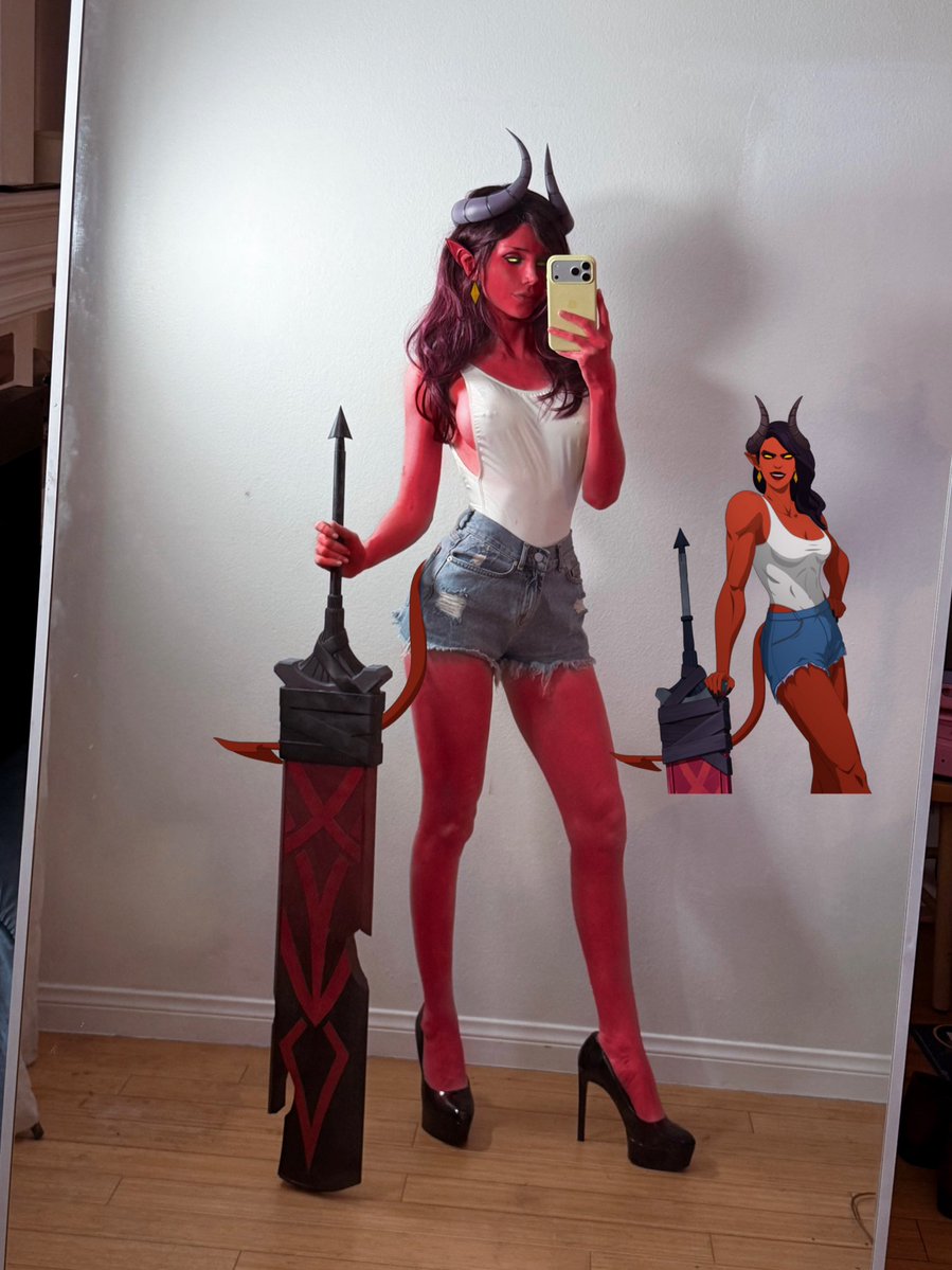 my entirely handmade malevola from dispatch :)